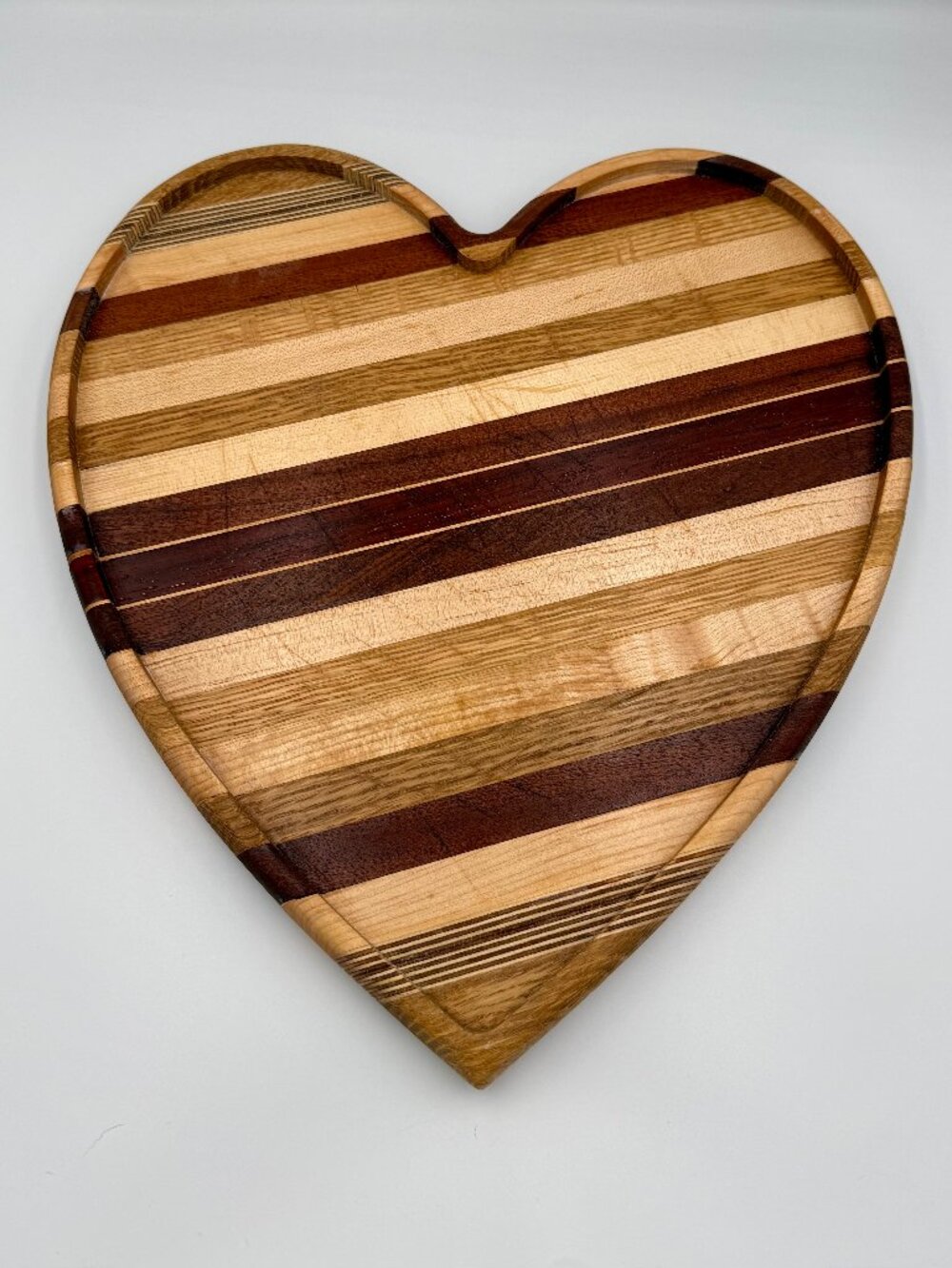 Heart Shaped Wood Cutting / Charcuterie Board, Serving Tray - Artist David Levy